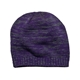 a purple/charcoal district (r) spaced - dyed beanie