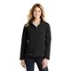 aerial view a black eddie bauer(r) womens soft shell jacket - colors, image 1 of 5