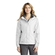 aerial view a white/grey steel eddie bauer(r) womens rain jacket, image 1 of 6