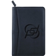 aerial view a navy pedova jr. zippered padfolio, image 1 of 5