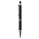 aerial view a black anodized aluminum push - action pen, image 1 of 4