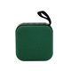 aerial view a green square lanyard bluetooth speaker, image 1 of 2