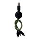 aerial view a green snap ridge cable set, image 1 of 2