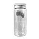 aerial view a white bottled 3- in -1 charging cable set, image 1 of 2
