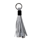 aerial view a silver tassel cable with type c usb, image 1 of 2