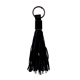aerial view a black tassel cable with type c usb, image 1 of 2