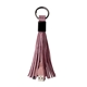 aerial view a pink tassel cable with type c usb, image 1 of 2