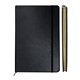 aerial view a gold premium engraved hardcover notebook, image 1 of 2