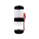 aerial view a red snack stackers stackable containers, image 1 of 2