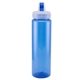 aerial view a translucent blue 300 pro+ - 32 oz water bottle, image 1 of 2