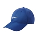 aerial view a game royal/ white nike dri - fit swoosh front cap, image 1 of 5