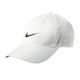 aerial view a white/ black nike dri - fit swoosh front cap, image 1 of 5