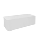 a white all over dye table cover - 8 table