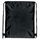 aerial view a black 190 d polyester scout sport backpack 13 w x 16 h - 4- color heat transfer, image 1 of 3