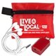 a red verona tech travel accessory kit