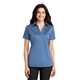 aerial view a carolina blue silk touch performance sport polo - ladies, image 1 of 6
