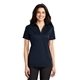 aerial view a navy silk touch performance sport polo - ladies, image 1 of 6