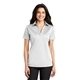 aerial view a white silk touch performance sport polo - ladies, image 1 of 6