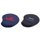 a group of solid jersey gel mouse pad / wrist rest