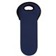 aerial view a navy neoprene wine holder, image 1 of 2