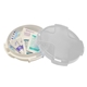 aerial view a translucent frost safe care(tm) first aid kit, image 1 of 2