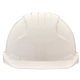 aerial view a white evolution(tm) deluxe 6151 vented hard hat, image 1 of 4