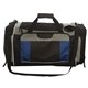 aerial view a blue porter hydration and fitness duffel bag, image 1 of 2