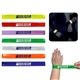 a group of reflective slap bracelet with multi color choices