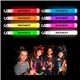 a group of 6 glow in the dark stick