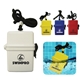 a group of water resistant swim box safes
