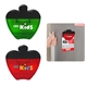 a group of magnetic apple - shaped memo clip