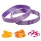 a group of silicone awareness bracelet
