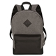 aerial view a black good value(tm) felix two - tone computer backpack, image 1 of 2