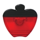 aerial view a red magnetic apple - shaped memo clip, image 1 of 2