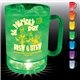 a group of 16 oz lites up plastic mug with handle