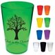 a group of 16 oz plastic pint cup