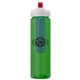 a green body & red lid & blue infuser laguna 32 oz pet bottle with flip spout infuser