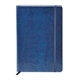 aerial view a navy pms2767 fabrizio hard cover journal notebook, image 1 of 3
