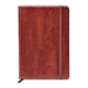 aerial view a brown pms168 fabrizio hard cover journal notebook, image 1 of 5
