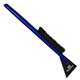 a black blade & royal blue handle deluxe snowbrush ice scraper