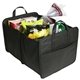 aerial view a black payload non - woven cargo organizer, image 1 of 2
