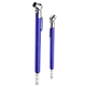 aerial view a royal blue quick view aluminum zinc tire gauge, image 1 of 2