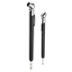 aerial view a black quick view aluminum zinc tire gauge, image 1 of 2