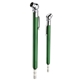aerial view a green quick view aluminum zinc tire gauge, image 1 of 2