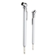 aerial view a silver quick view aluminum zinc tire gauge, image 1 of 2