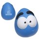 aerial view a blue mini mood maniac stress reliever - stressed, image 1 of 2