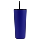 22 oz Powder - coated Tumbler With Hot Cold Lid
