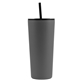 22 oz Powder - coated Tumbler With Hot Cold Lid