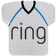 22 X 23 Jersey Shaped Cooling Towel