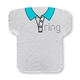 22 X 23 Jersey Shaped Cooling Towel